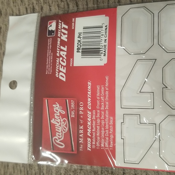 Phillies Baseball Decal Kit - Picture 5 of 6